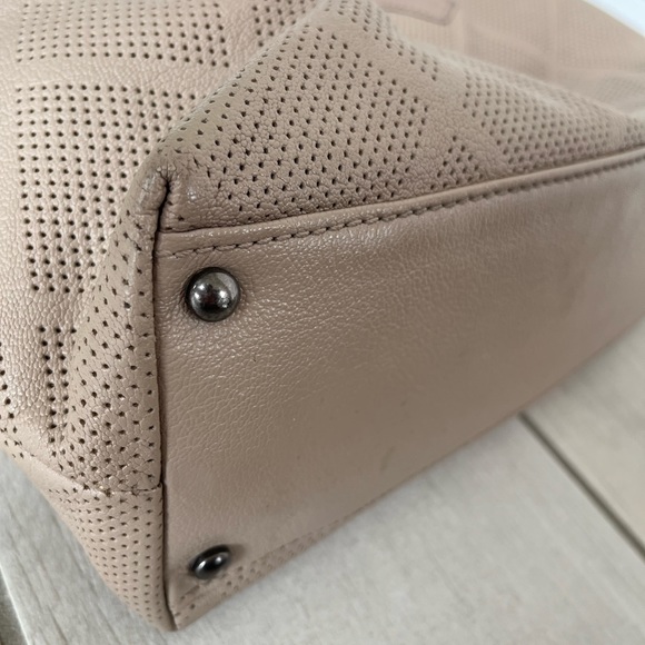 Chanel Beige Perforated Caviar Tote - Picture 14 of 16